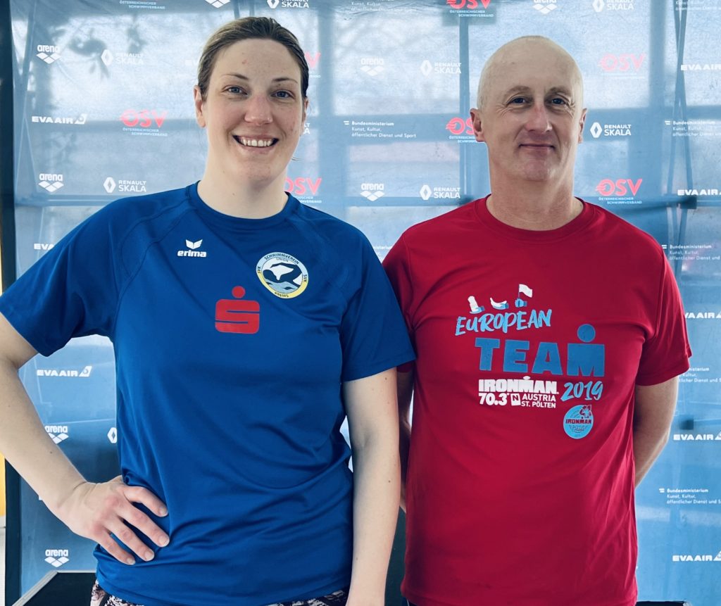 Die beiden Masters-Schwimmer Sophie Tschank-Taber und Gerald Zickbauer vertraten den USV Krems erfolgreich bei den 9. Internationalen Masters-Meisterschaften in Wien-Floridsdorf.